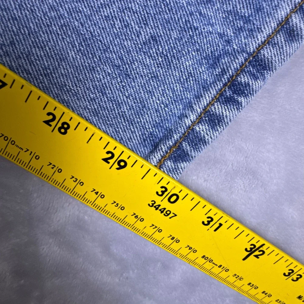 Levis 501 Original Fit Mens Blue Denim Straight Leg Button Fly Jeans 36x30